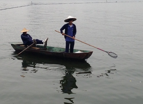 Thú chơi quý tộc: Đánh golf trên mặt nước Hồ Tây